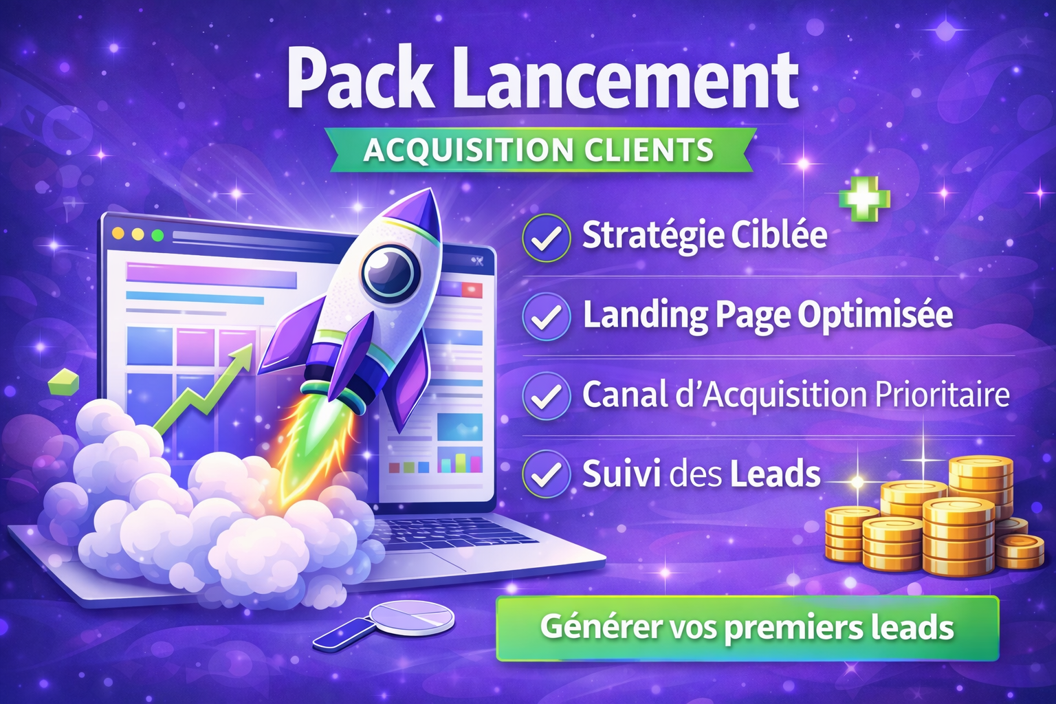pack acquisition clients lancement